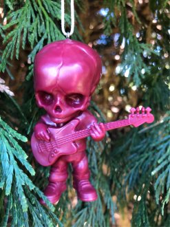 Dead Beats - Red Bassist - Hanging Ornament